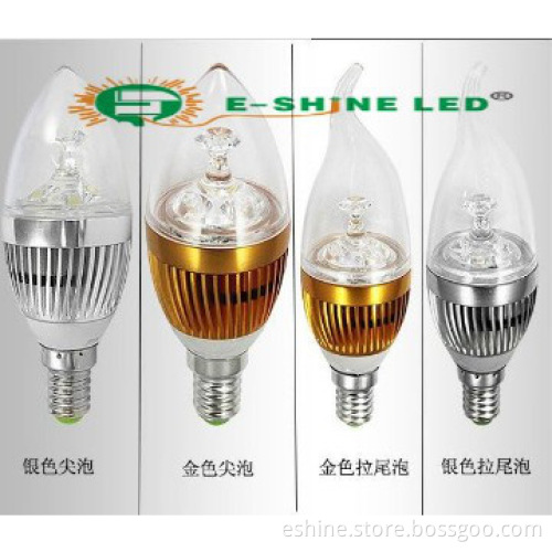 3W Dimmable LED Candle Light Certificated E14/E27